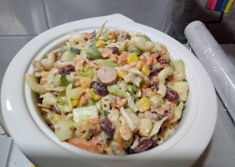 Recipe of Perfect Vegetable Pasta Salad