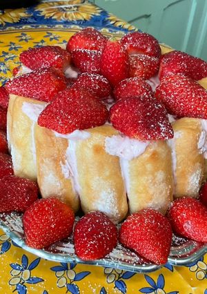 Une photo de Charlotte aux skyr et fraises