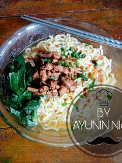 Foto resep Mie ayam kuah pedas