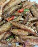 Cá bống đồng chiên giòn