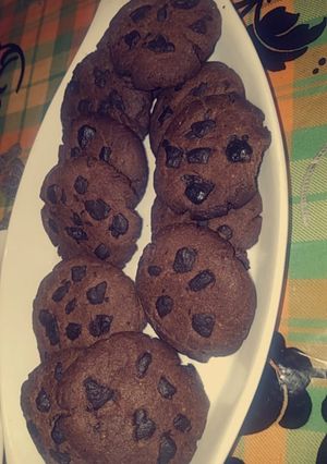 صورة لوصفة كوكيز الشوكولاتة Cookies chocolat😍😍