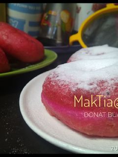 Foto resep Donat Buah Naga