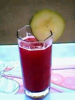A picture of Beetcarrot juice.