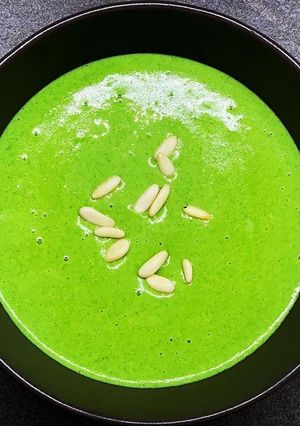Una foto de Crema de acelgas