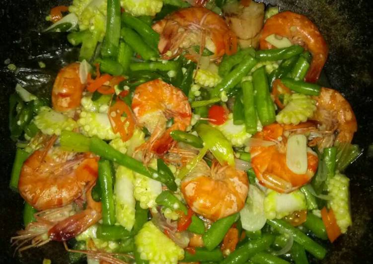  Resep  Udang  sayuran saus tiram expresss oleh Nenx Alizha 