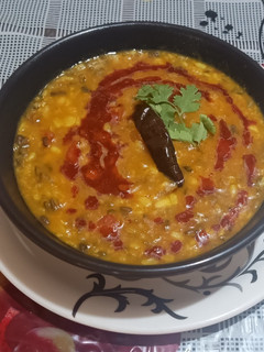 A picture of Mixed Dal tadka (dhaba-style).
