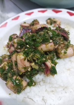 Foto resep Cumi Cabai Hijau