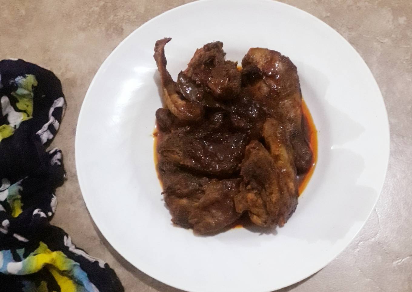 Rendang ayam frozen(dg kecap manis)