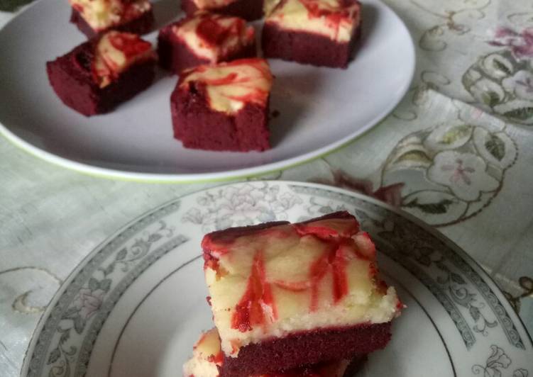 Langkah Mudah untuk Membuat Red Velvet Creamcheese Brownies yang Menggugah Selera