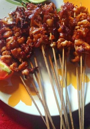 Foto resep Sate jamur rasa sate ayam