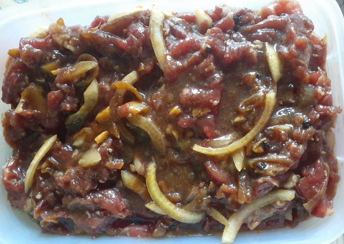 Resep marinasi daging bulgogi