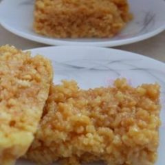 A picture of Indian milk cake.
