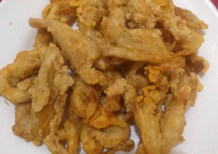 Resep masakan Jamur Tiram Tepung | Bahan Membuat Jamur Tiram Tepung Yang Bikin Ngiler