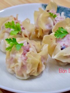 Hình của món Xíu Mại Tôm Thịt Hấp.