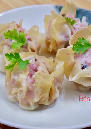 Hình của món Xíu Mại Tôm Thịt Hấp.