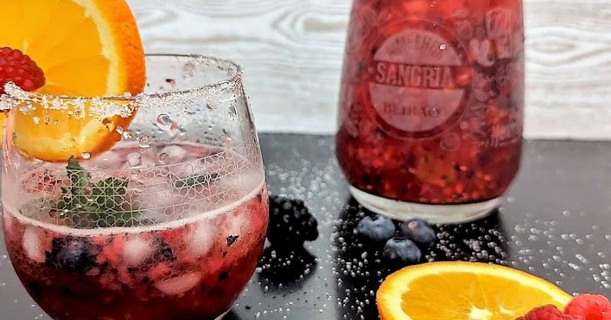 Sangria De Espumante E Licor Beir O Receita Por Alexandra Suspiro