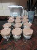 Copa doble mousse sobre base de galletas