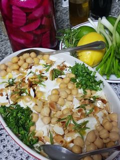 صورة لوصفة فتة حمص 😋