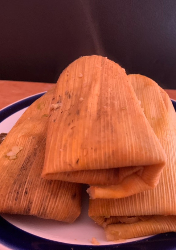 Una foto de Tamales de rajas