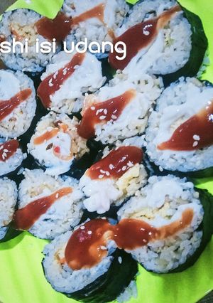 Foto resep Sushi isi udang