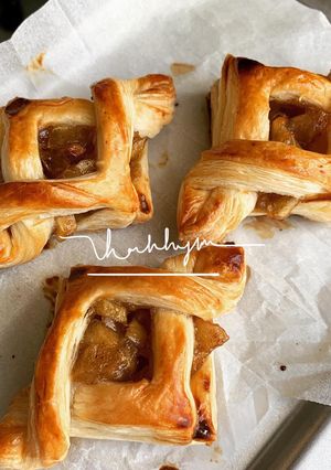 Hình của món Bánh Danish Táo Quế.