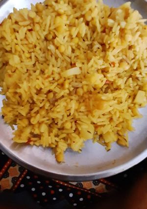 A picture of Chana daal rice.
