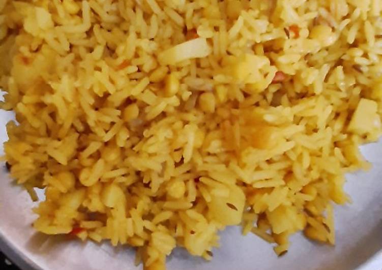 Simple Way to Prepare Perfect Chana daal rice