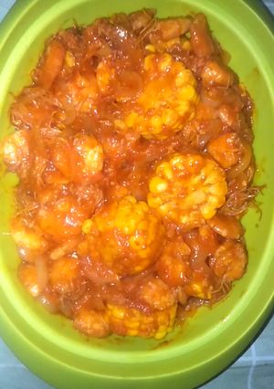 Foto resep Udang saos padang