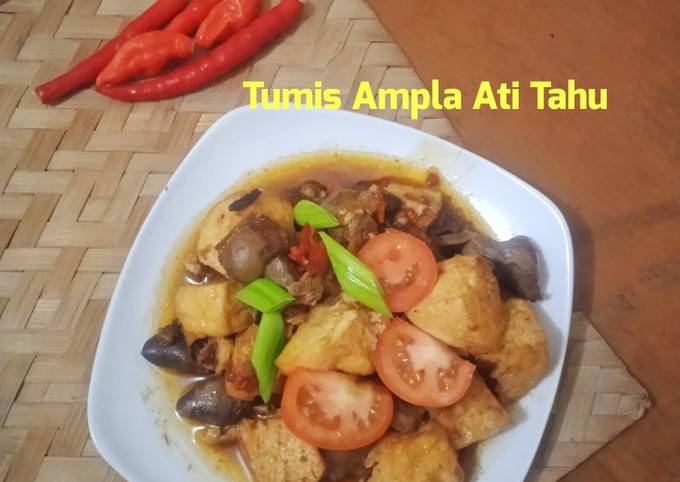 Resep Tumis Ampla Ati Tahu Oleh Yuni Kurniasih Cookpad