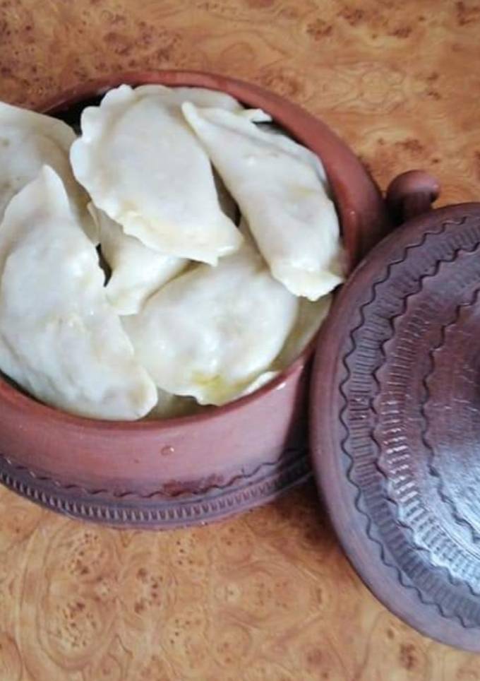 Не ПП вареники на заварному тісті