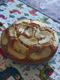 Torta di mele con gocce di cioccolato