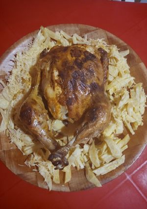صورة لوصفة دجاج مشوي بتتبيلة رائعة 🍗🍗👍