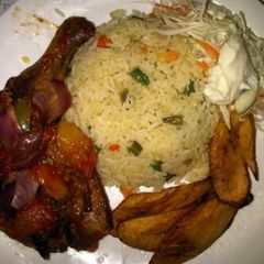 A picture of Ganished  coconut rice.