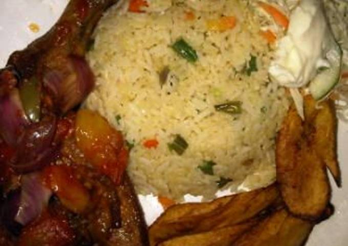 Step-by-Step Guide to Prepare Ultimate Ganished  coconut rice
