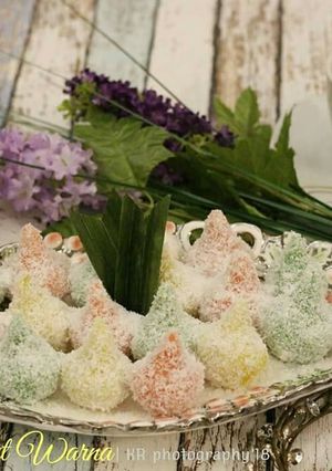 Foto resep Klepon Buntut Warna