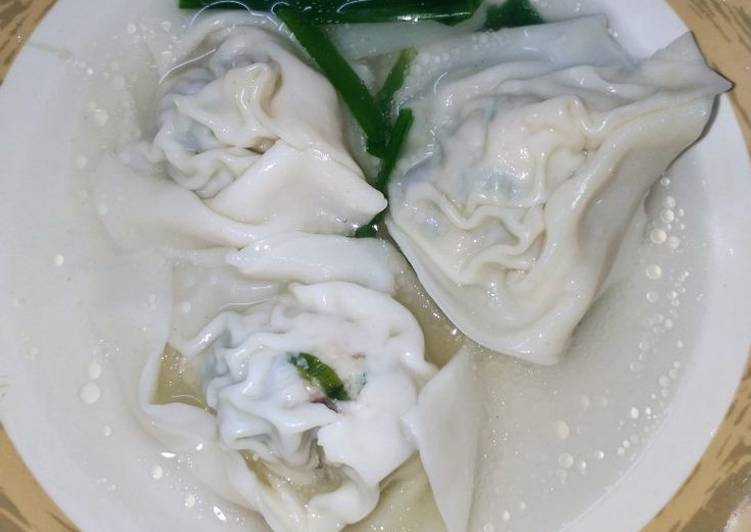 Resep Clean wonton soup yang Bisa Manjain Lidah