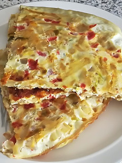 Una foto de Tortilla fácil con papas