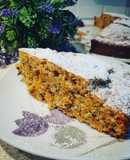 Carrot, Dark Chocolate, and Almond Cake