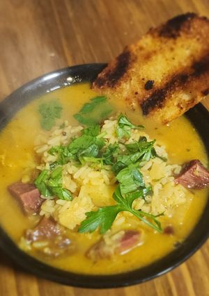 Una foto de Sopa de arroz
