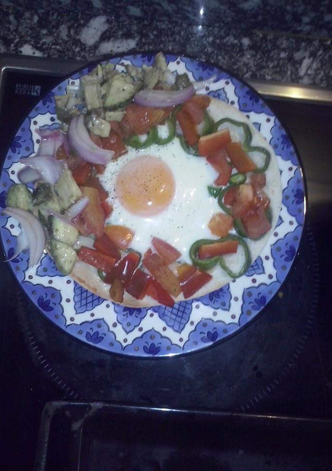 Una foto de Huevos rancheros