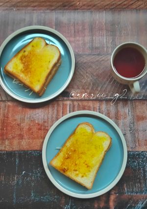 Foto resep Garlic Roti Tawar Teflon