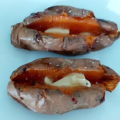 A picture of My Airfry Sweet Potatoes 😍.