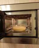 Crema gialla nel microonde