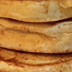 A picture of Apple Cinnamon pancakes.