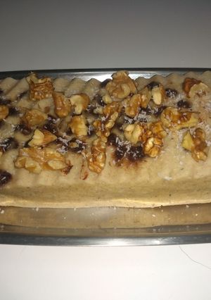 Una foto de Puding de plátano en microondas bajo en azúcares