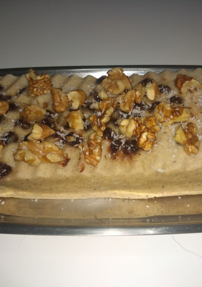 Una foto de Puding de plátano en microondas bajo en azúcares