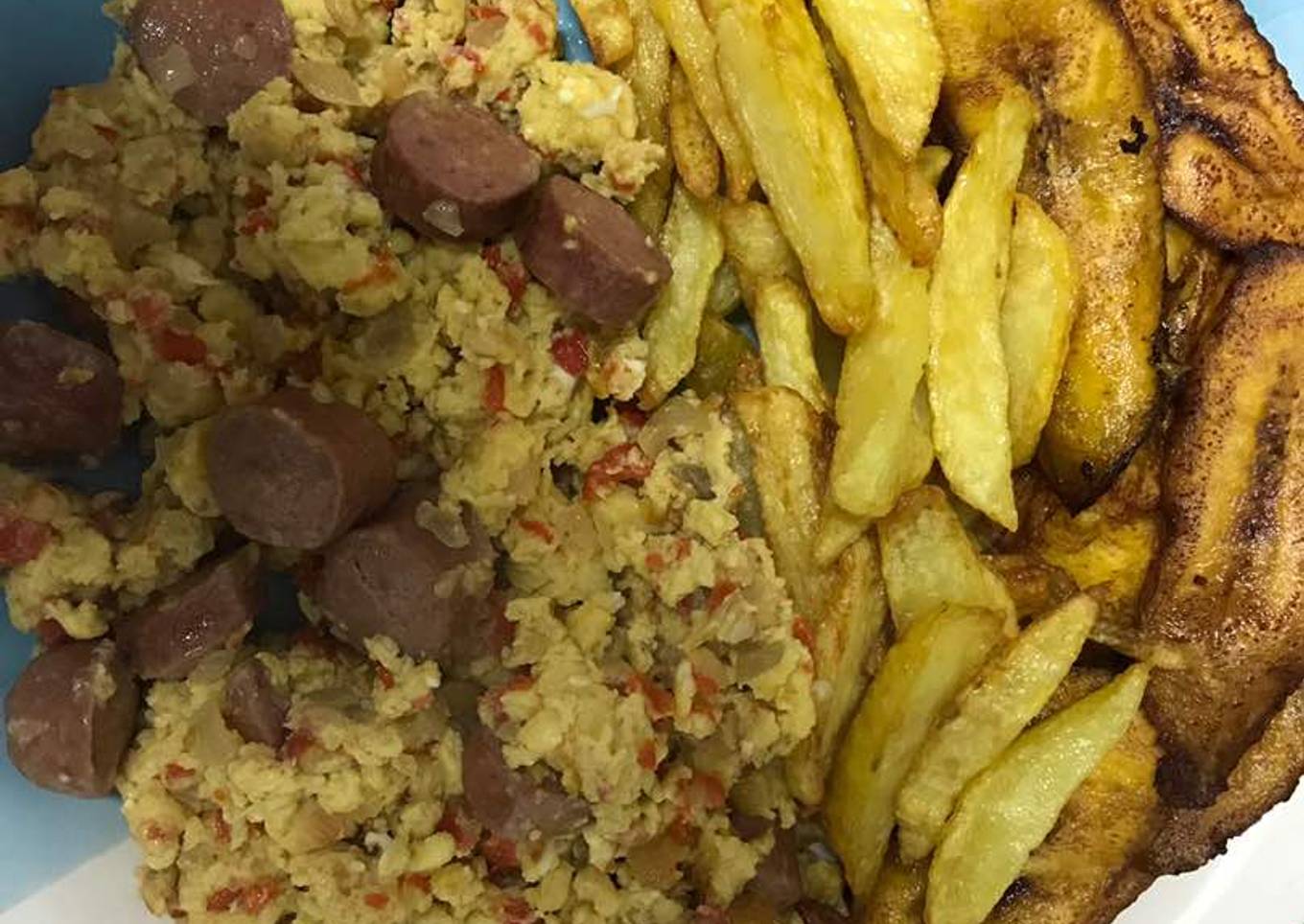 Sausage omelette