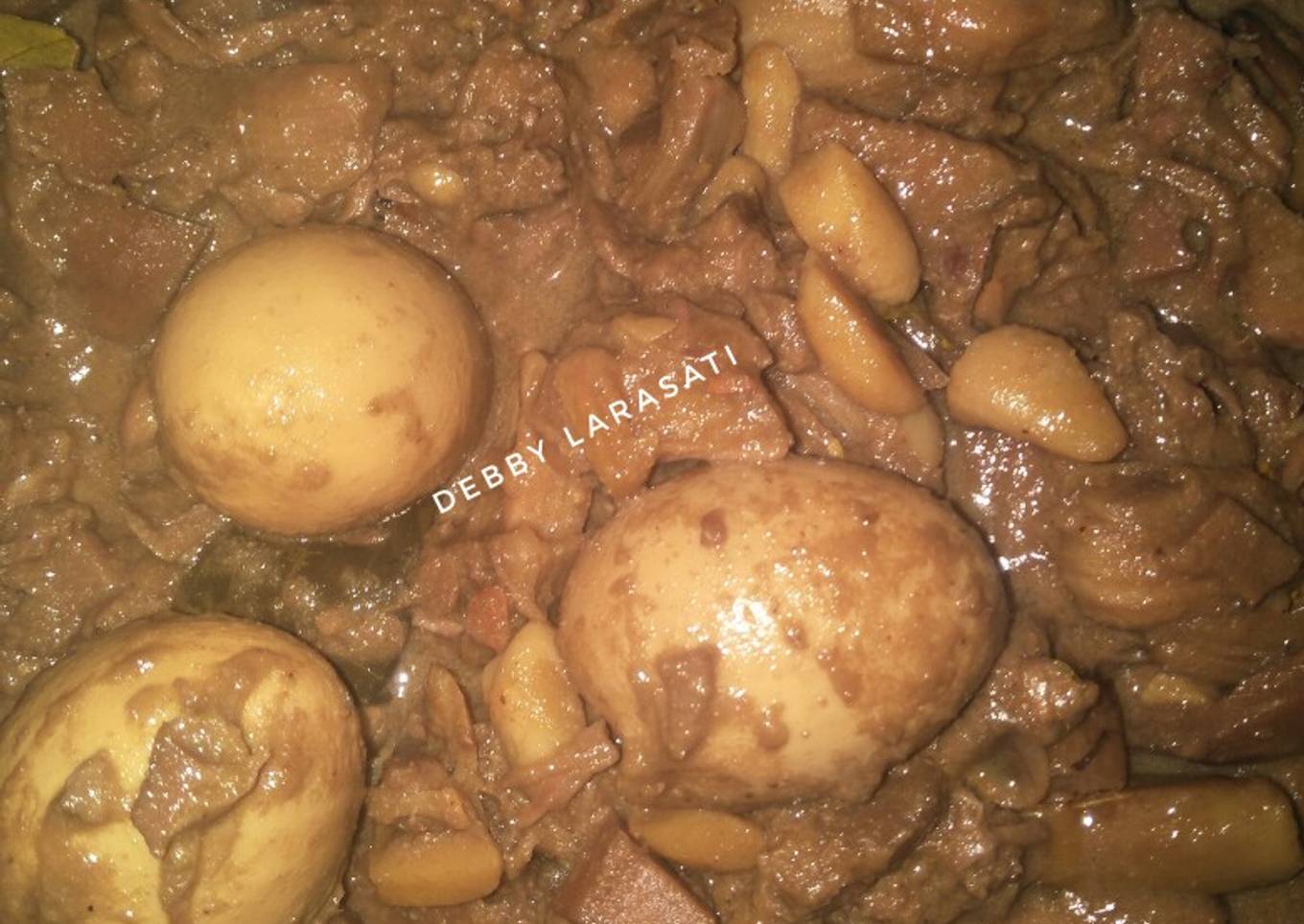 Gudeg jawa tanpa daun jati