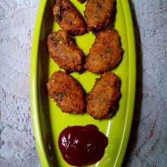 A picture of Corn and Paneer Paties.