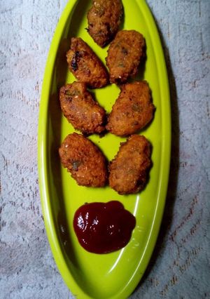 A picture of Corn and Paneer Paties.